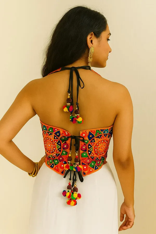 Black_Rayon_Kachchi_Mirror_Work_Halter_Top_For_Women