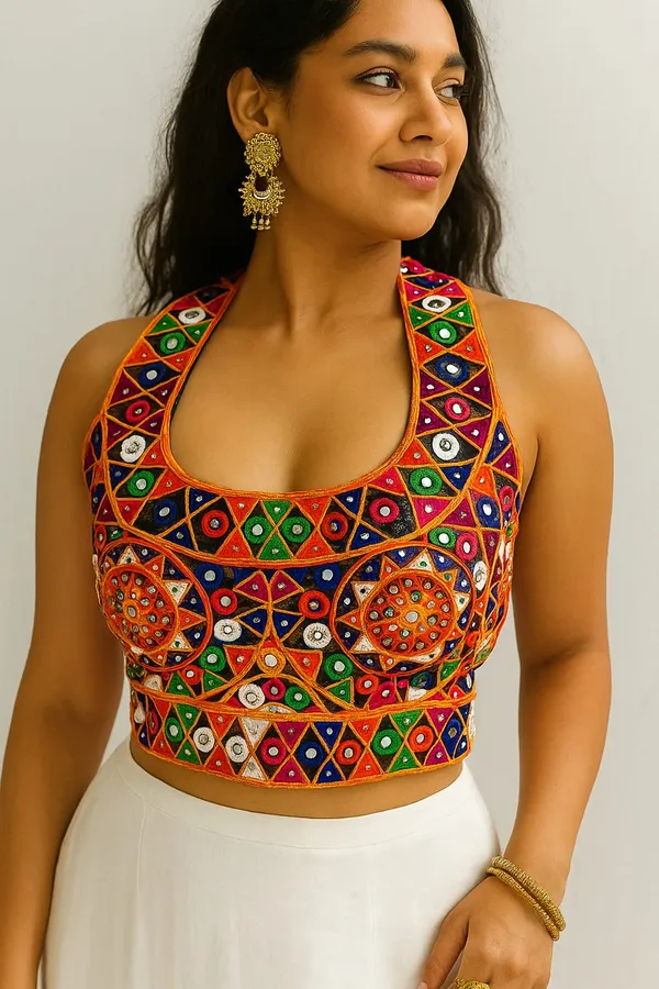 Black_Rayon_Kachchi_Mirror_Work_Halter_Top_For_Women