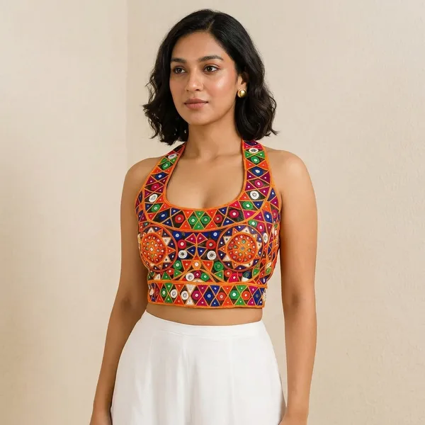 Black_Rayon_Kachchi_Mirror_Work_Halter_Top_For_Women