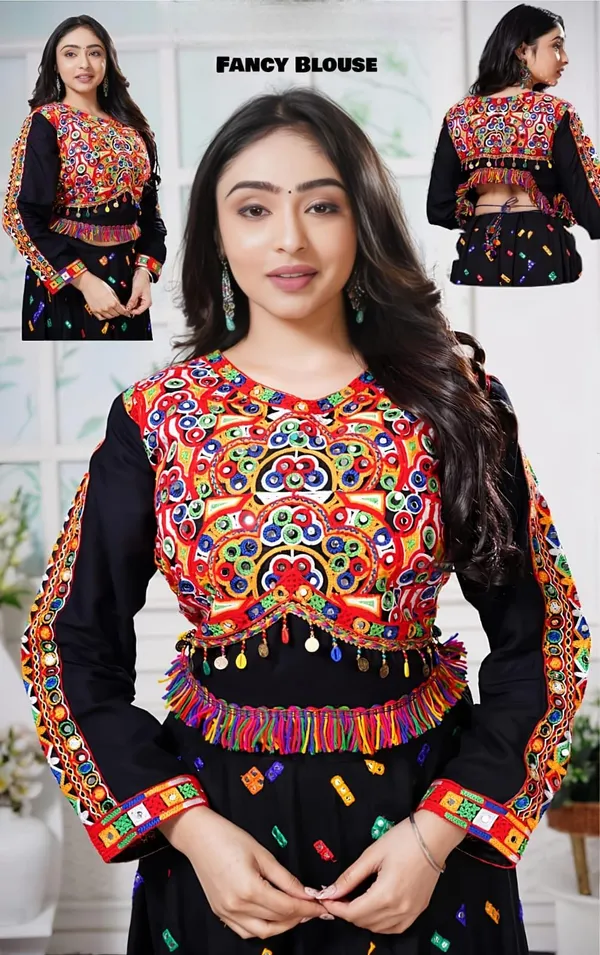 Black_Rayon_Kachchi_Mirror_Work_Full_Sleeve_Blouse_For_Women