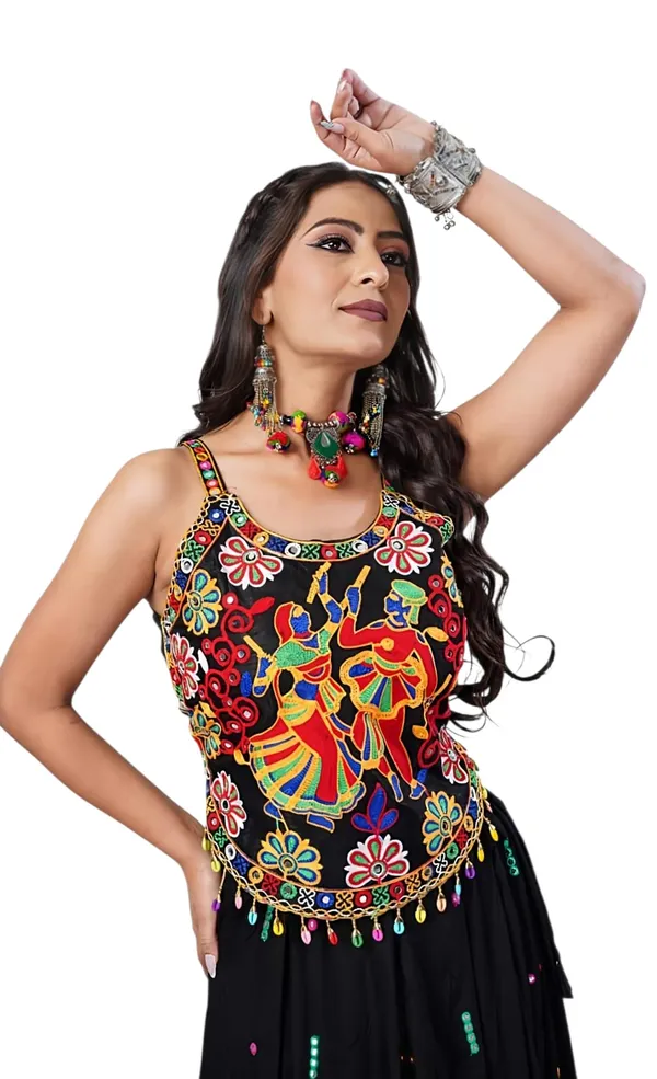 Black_Rayon_Kachchi_Work_Dandiya_Top_For_Women