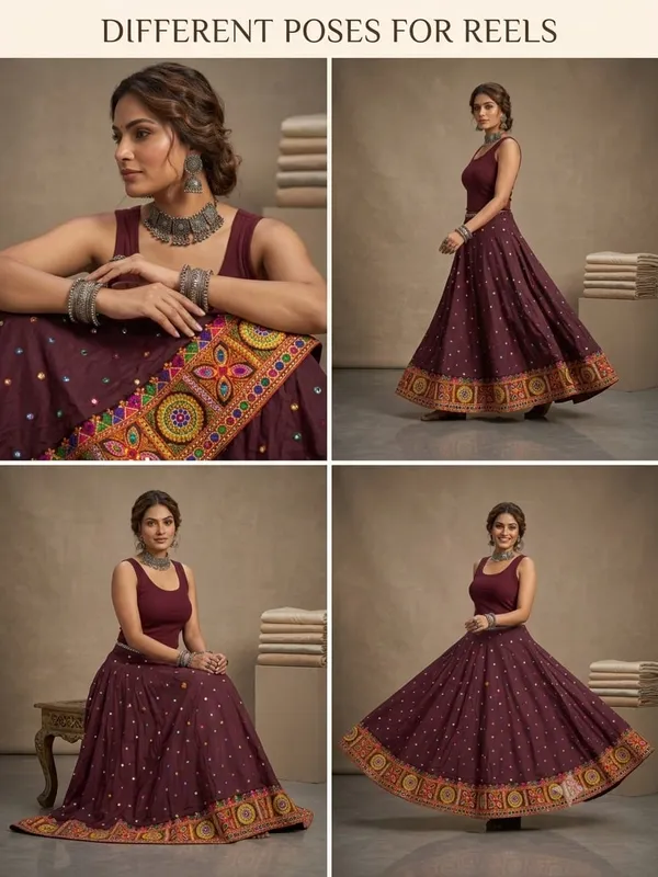 Maroon_Embellished_Flared_Lehenga_Skirt_for_Women