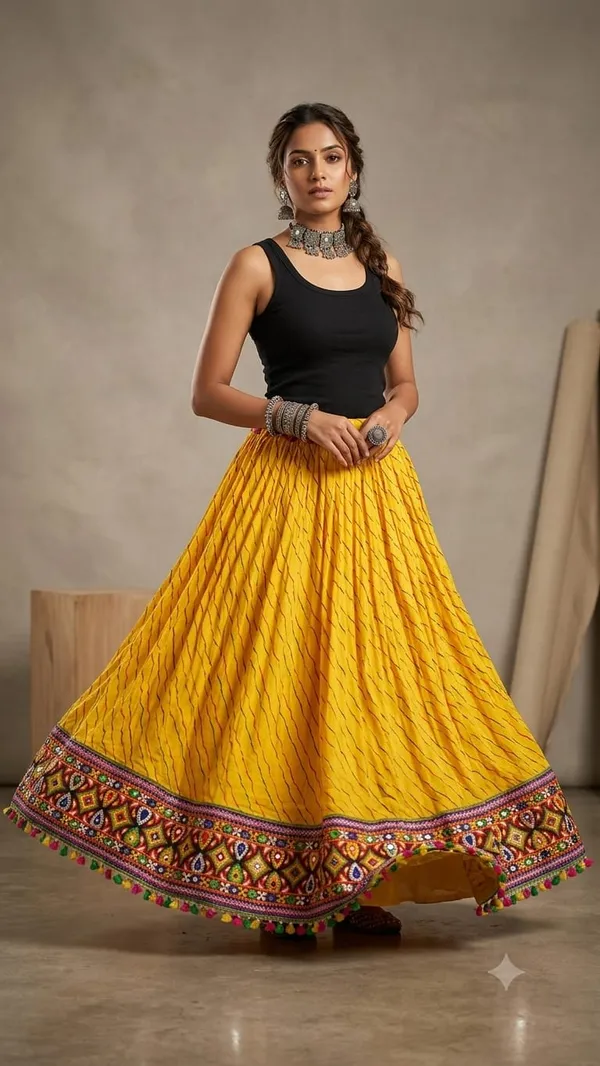 Leheriya_Skirt_With_Kacchi_Work_Border