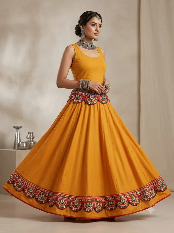 Mustard_Yellow_Kacchi_Work_Skirt