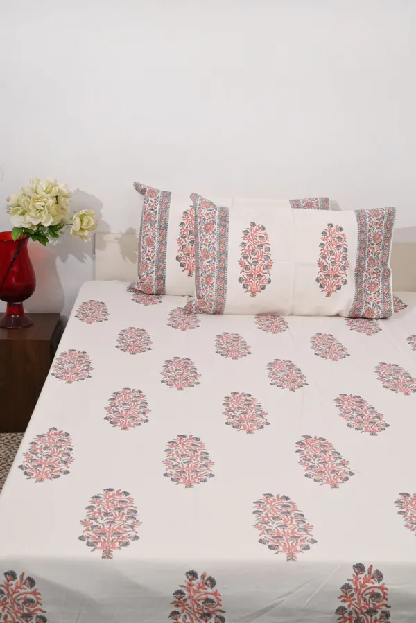 Multicolor_400Tc_Premium_Percale_Cotton_Double_Bedsheet_With_Pillow_Covers_For_Bedroom