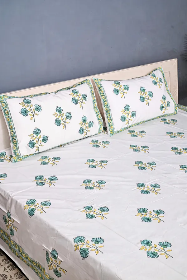 Multicolor_400Tc_Premium_Percale_Cotton_Double_Bedsheet_With_Pillow_Covers_For_Bedroom