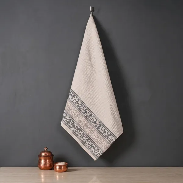 White_Premium_Cotton_Luxury_Waffle_Terry_Towel_For_Bathroom