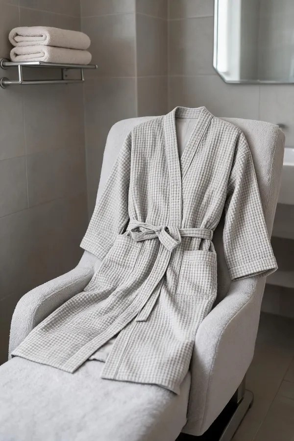 Grey_Cotton_Waffle_Handblock_Printed_Bathrobe_For_Women