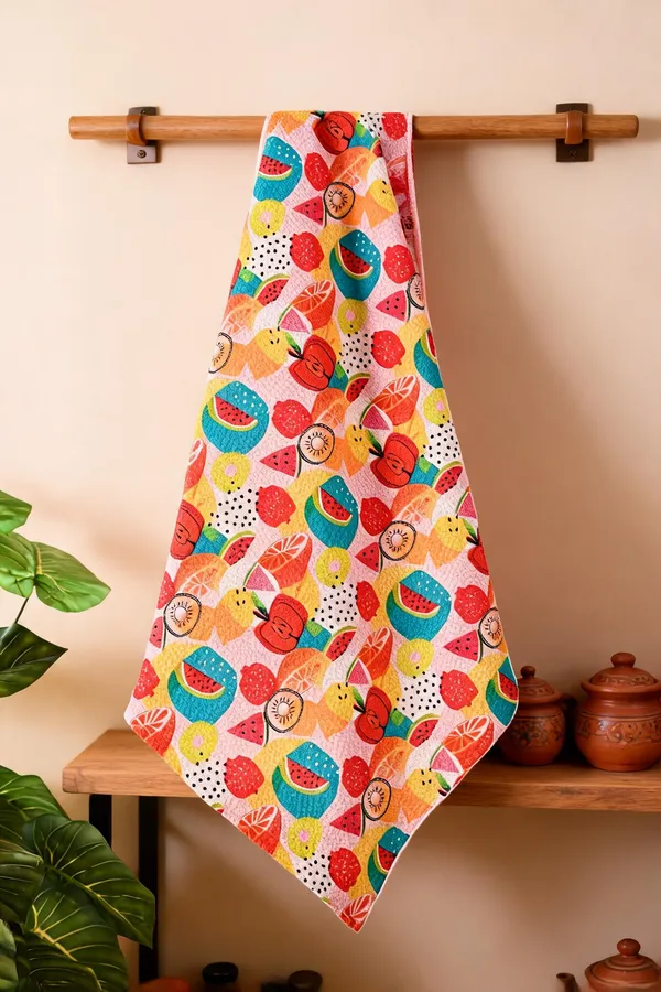 Multicolor_Cotton_Waffle_Digital_Print_Towels_For_Bathroom