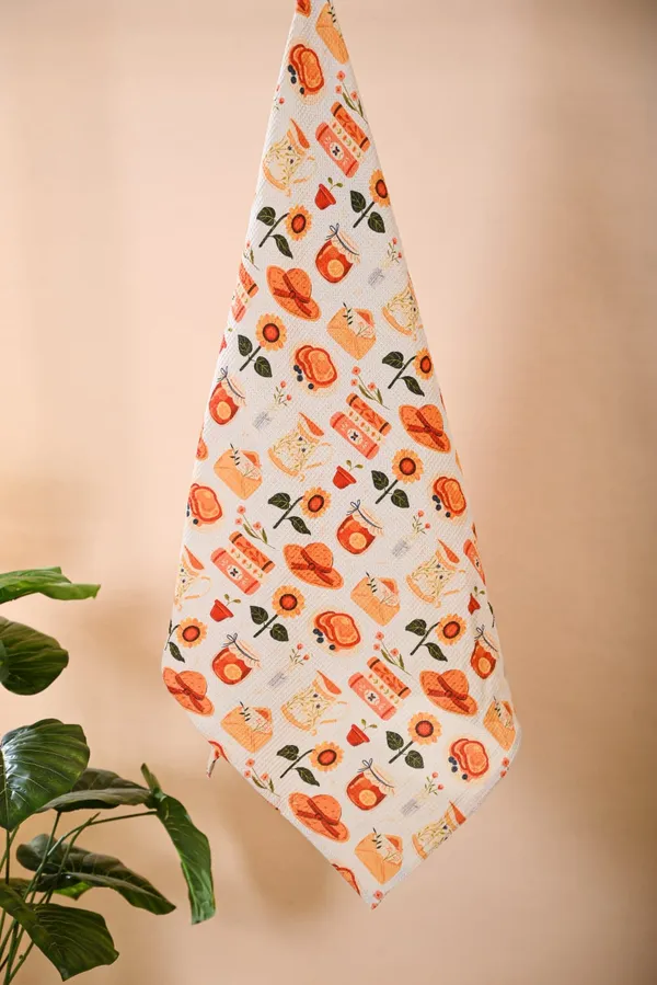 Multicolor_Cotton_Waffle_Digital_Print_Towels_For_Bathroom