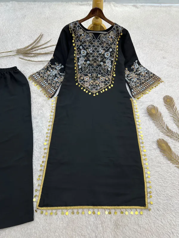 Black_Embroidered_Kurta_Palazzo_Set_for_Women