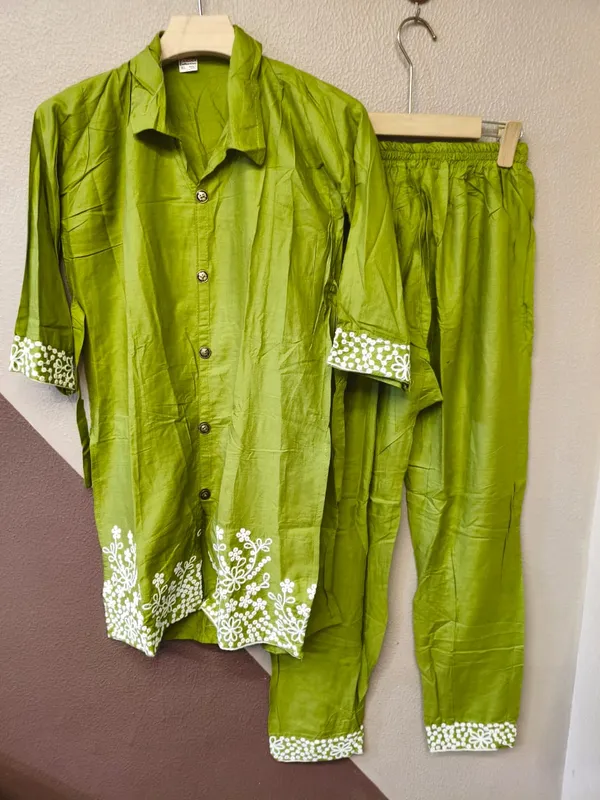 Bright_Green_Embroidered_Co-ord_Set_for_Women