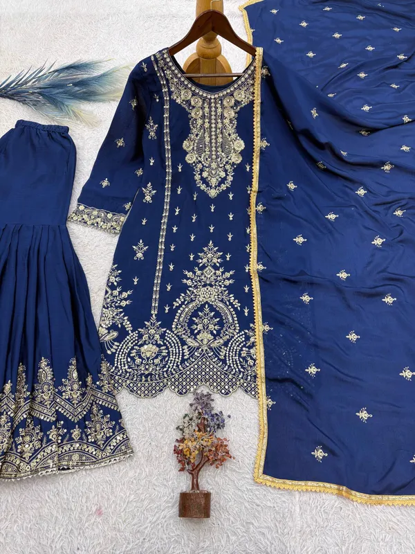 Elegant_Blue_Embroidered_Suit_Set_With_Dupatta