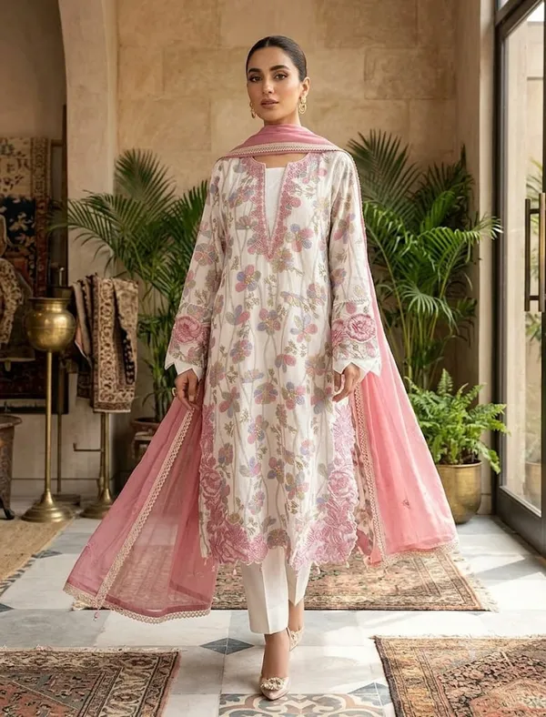 Floral_Printed_Cotton_Kurta_Set_for_Women_with_Pink_Dupatta