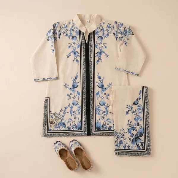 Off_White_Blue_Floral_Embroidered_Kurta_Palazzo_Set_for_Girls