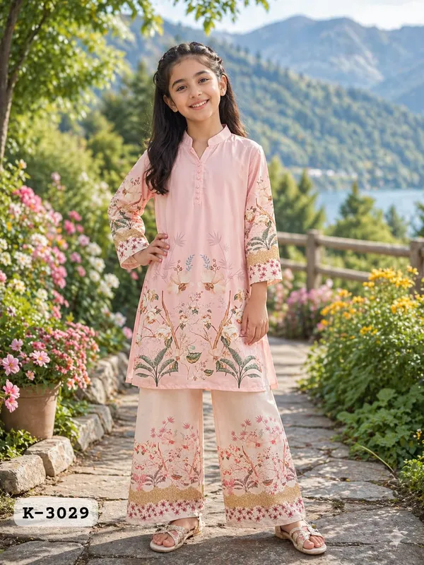 Pink_Floral_Embroidered_Cotton_Kurta_Palazzo_Set_for_Girls