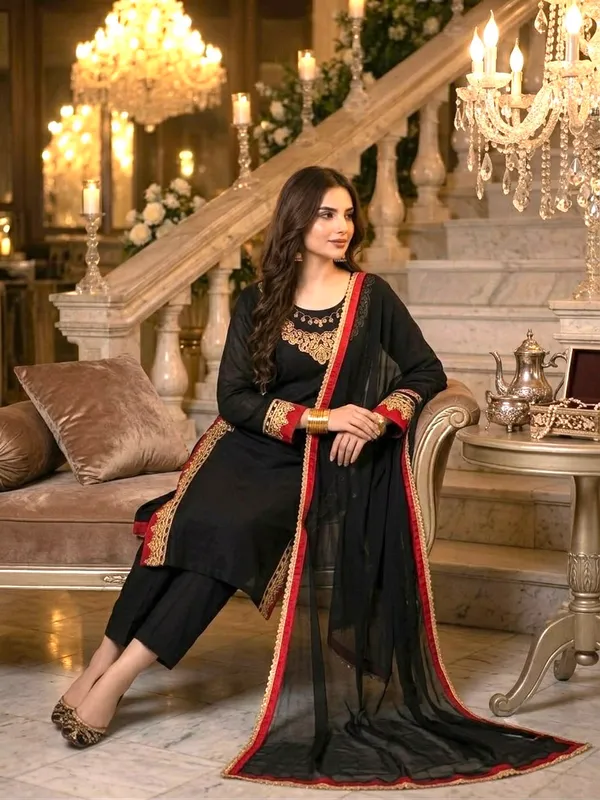 Luxury_Black_Embroidered_Pakistani_Suit_with_Nazmin_Dupatta
