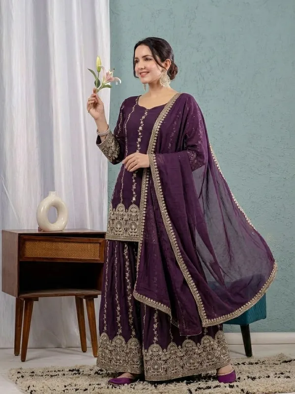 Luxury_Deep_Purple_Embroidered_Pakistani_Palazzo_Suit_with_Dupatta