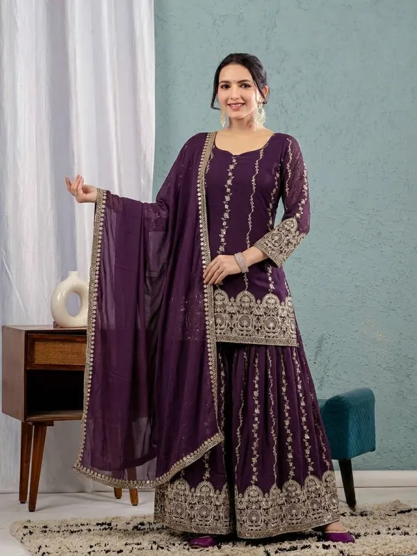 Luxury_Deep_Purple_Embroidered_Pakistani_Palazzo_Suit_with_Dupatta