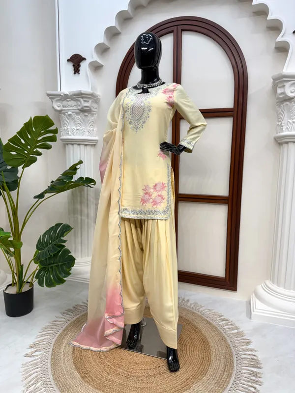 Luxury_Pastel_Cream_Embroidered_Pakistani_Suit_with_Pink_Ombre_Tabby_Silk_Dupatta