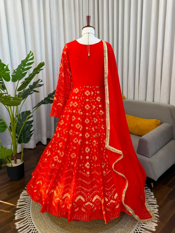 Orange_Designer_Anarkali_Suit_with_Dupatta