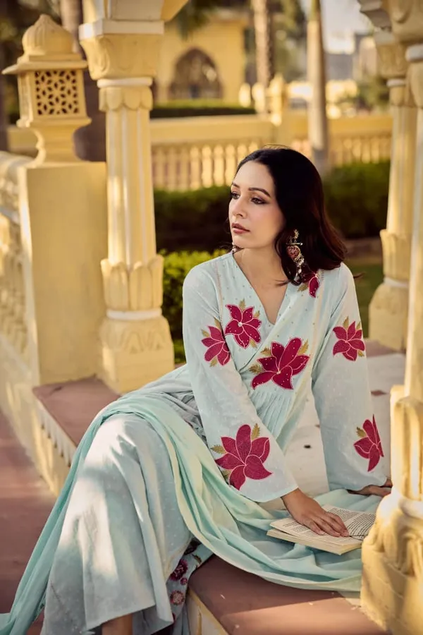 Sky_Blue_Floral_Embroidered_Anarkali_Suit_For_Women