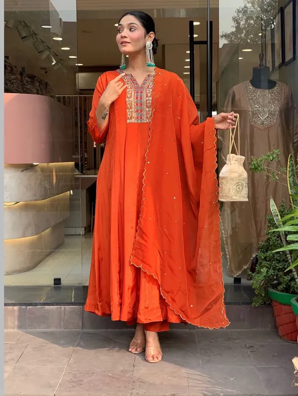 Premium_Rust_Orange_Embroidered_Anarkali_Kurta_Set_for_Women