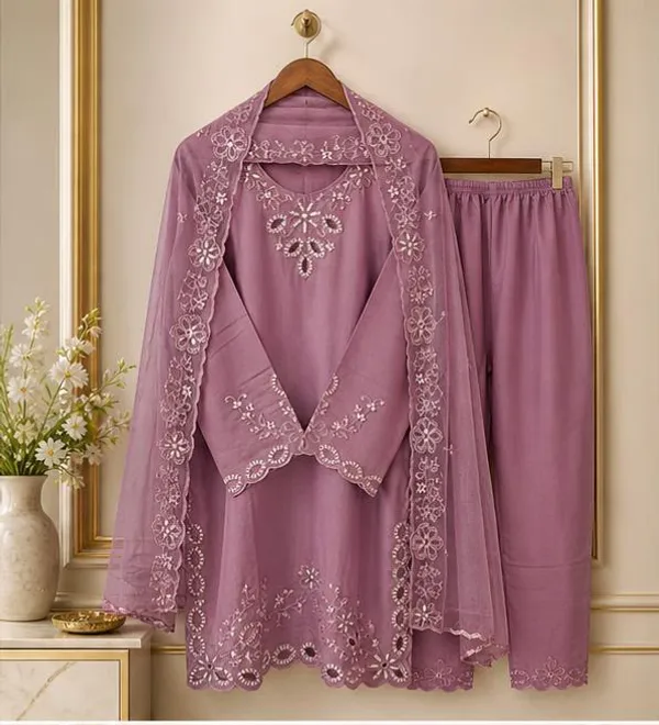 Purple_Embroidered_Chanderi_Silk_Suit_Set_with_Organza_Dupatta