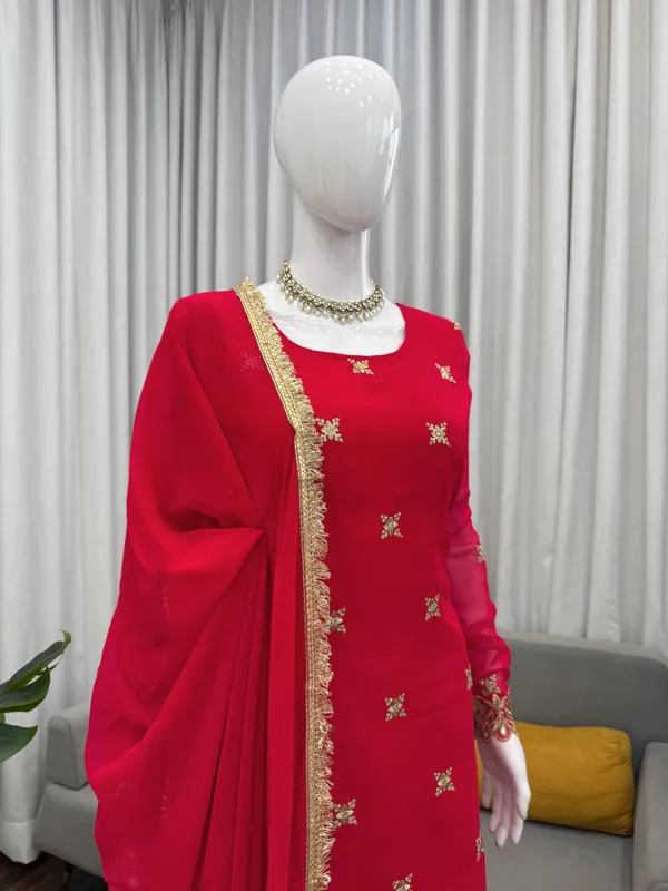 Rani_Pink_Embroidered_Sharara_Suit_with_Dupatta