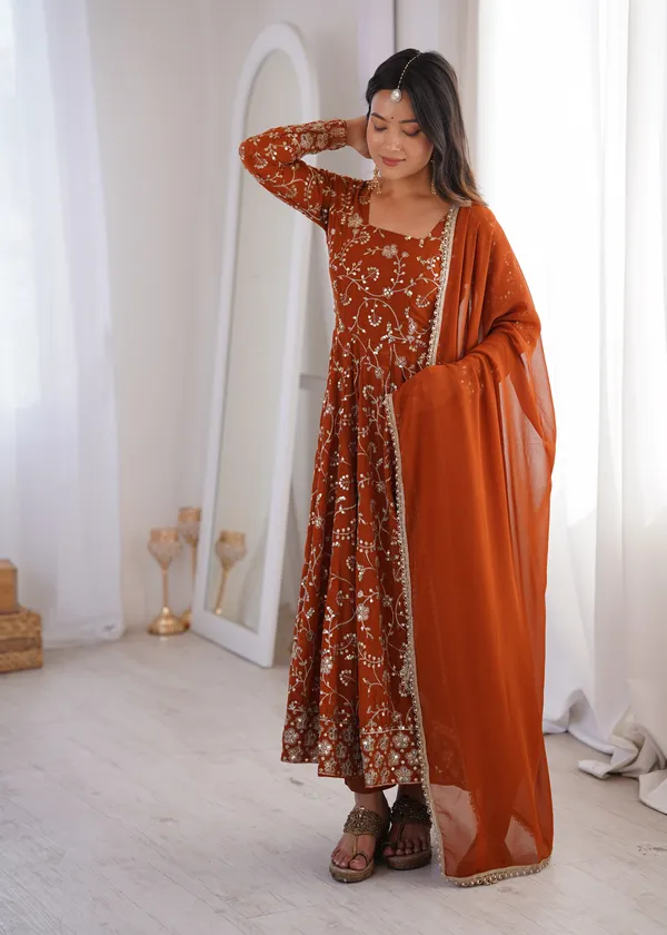 Rust_Embroidered_Anarkali_Suit_with_Dupatta