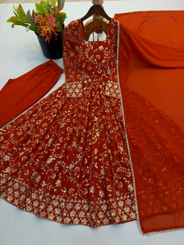 Rust_Embroidered_Anarkali_Suit_with_Dupatta