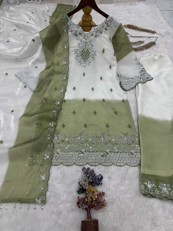 Mint_Green_Gim_Silk_Embroidered_Kurta_Set_For_Women