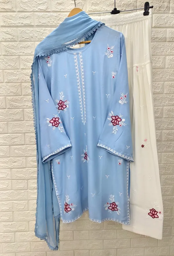 Sky_Blue_Floral_Embroidered_Kurta_Palazzo_Set