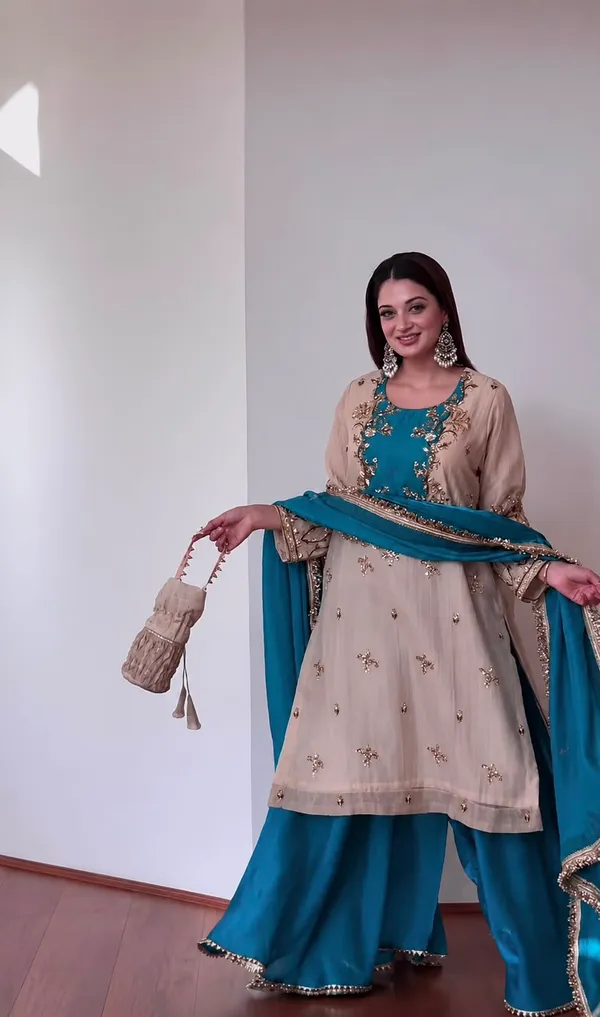 Teal_Blue_&_Beige_Embroidered_Palazzo_Suit_Set_for_Women_with_Dupatta