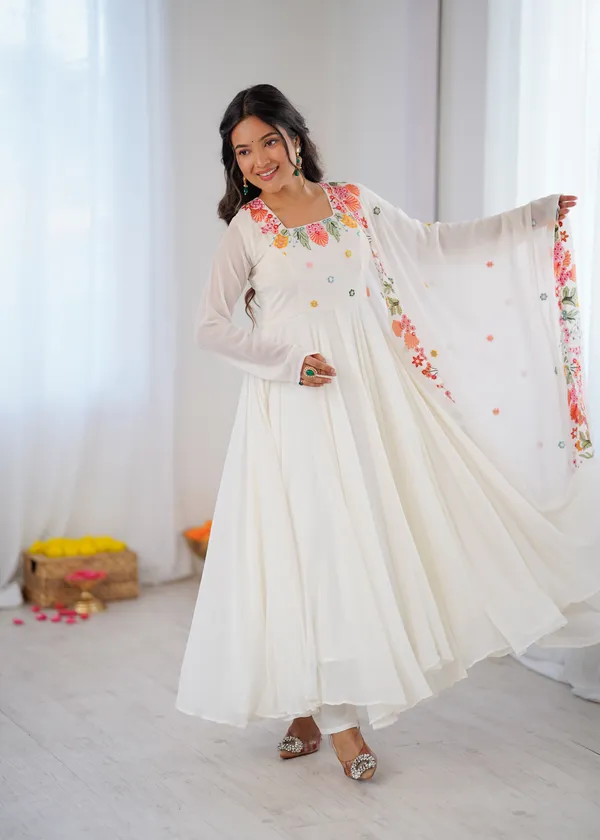 White_Embroidered_Anarkali_Suit