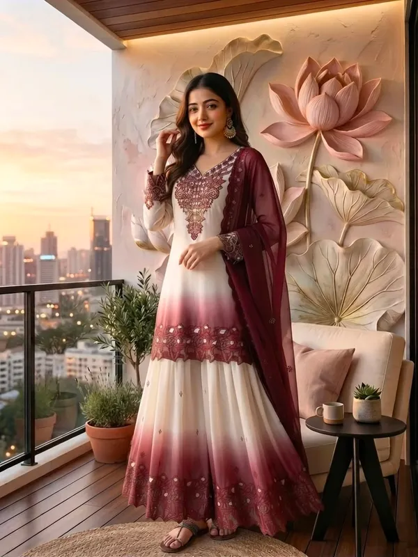 Women's_Wine_Ombre_Embroidered_Anarkali_Suit_Set_with_Dupatta