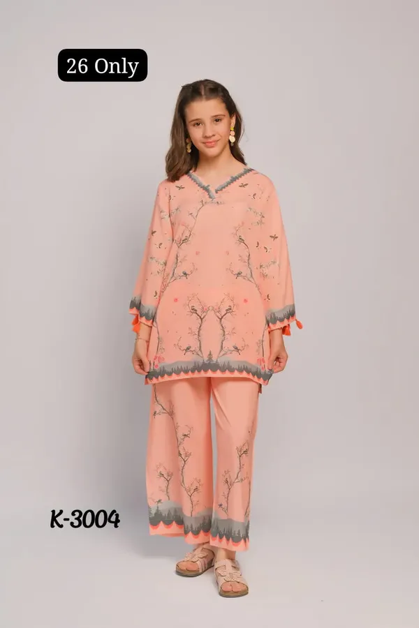 Peach_Floral_Printed_Kurta_Palazzo_Set_for_Women