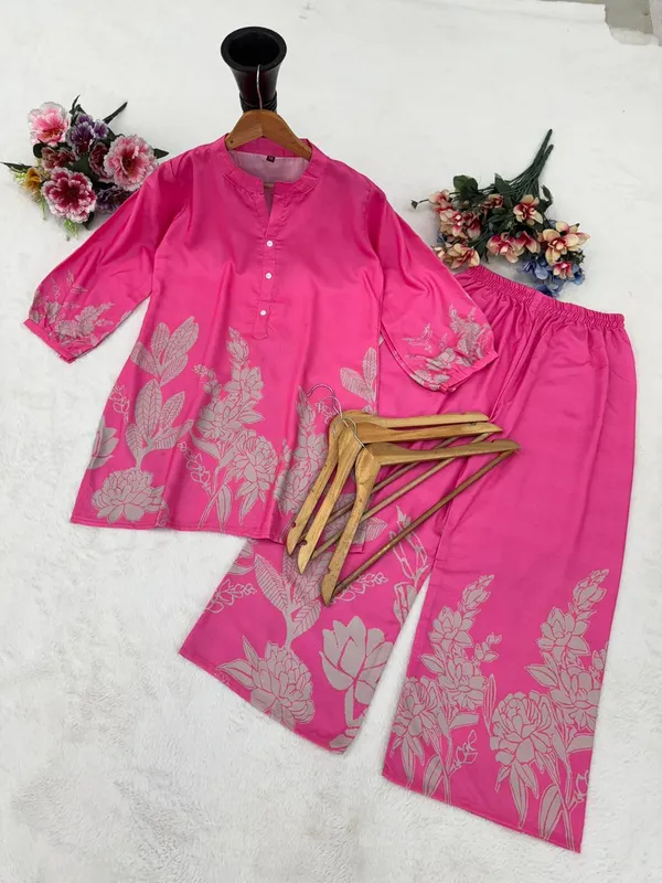 Pink_Rayon_Floral_Embroidered_Kurta_Palazzo_Set_For_Women