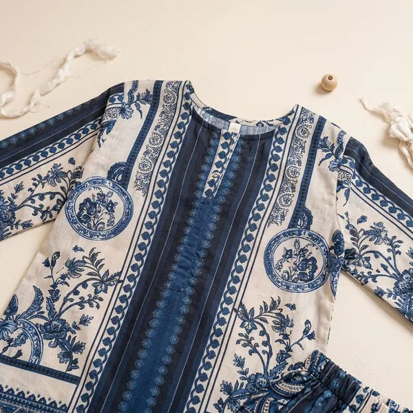 Navy_Blue_Printed_Cotton_Ethnic_Kurta_Palazzo_Set_for_Girls