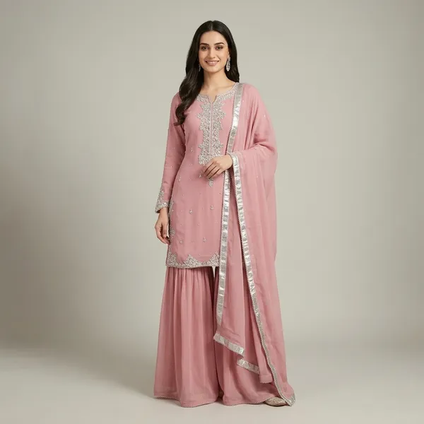 Pink_Georgette_Embroidered_Sharara_Suit_For_Women