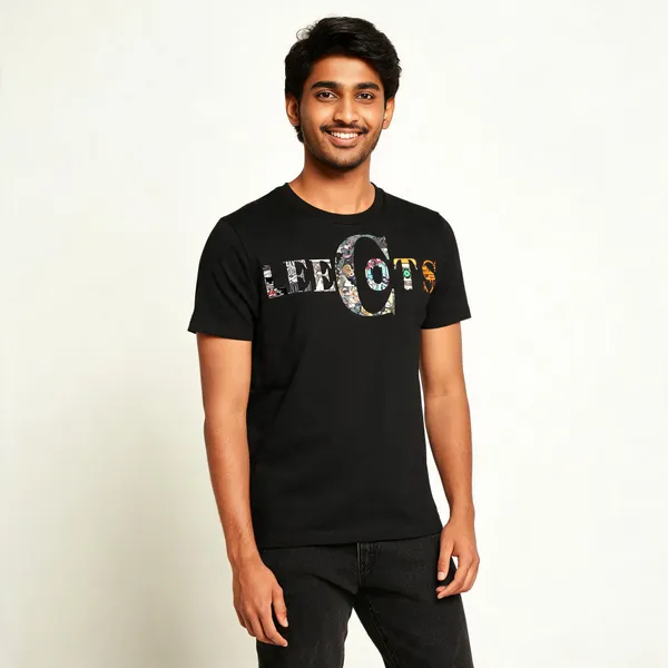 Black_Cotton_Graphic_Print_Round_Neck_T-Shirt_For_Men