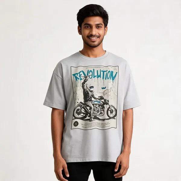 Grey_Cotton_Oversized_Revolution_Print_T-Shirt_For_Men