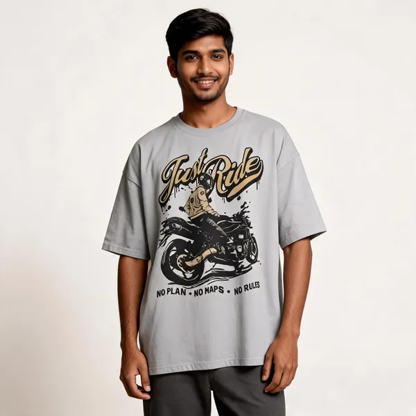 Grey_Cotton_Oversized_Printed_Just_Ride_T-Shirt_For_Men