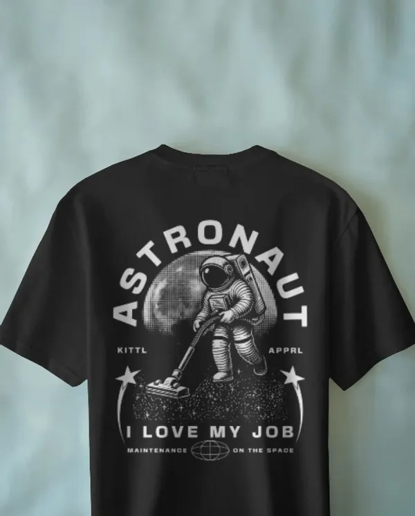 Black_Cotton_Oversized_Astronaut_Print_T-Shirt_For_Men