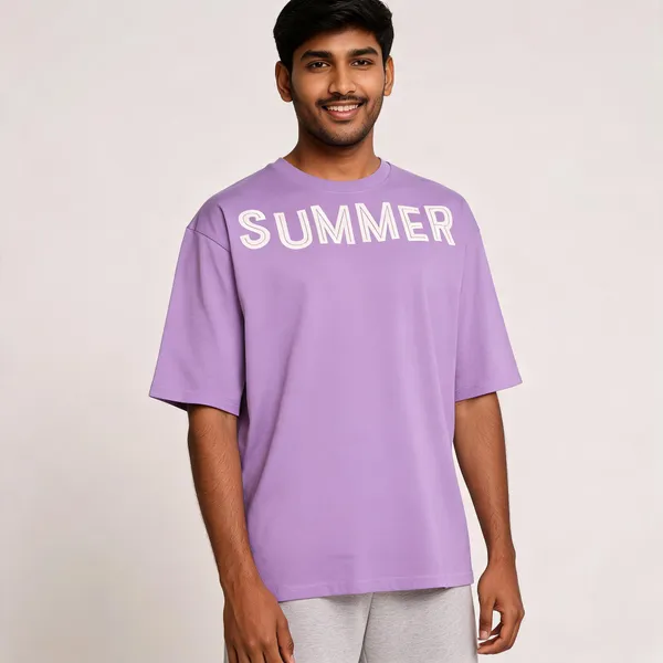 Purple_Cotton_Oversized_Summer_Print_T-Shirt_For_Men