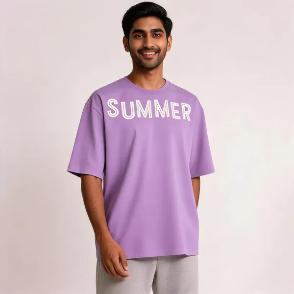 Purple_Cotton_Oversized_Summer_Print_T-Shirt_For_Men
