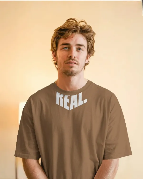 Brown_Cotton_Oversized_Real_Print_T-Shirt_For_Men