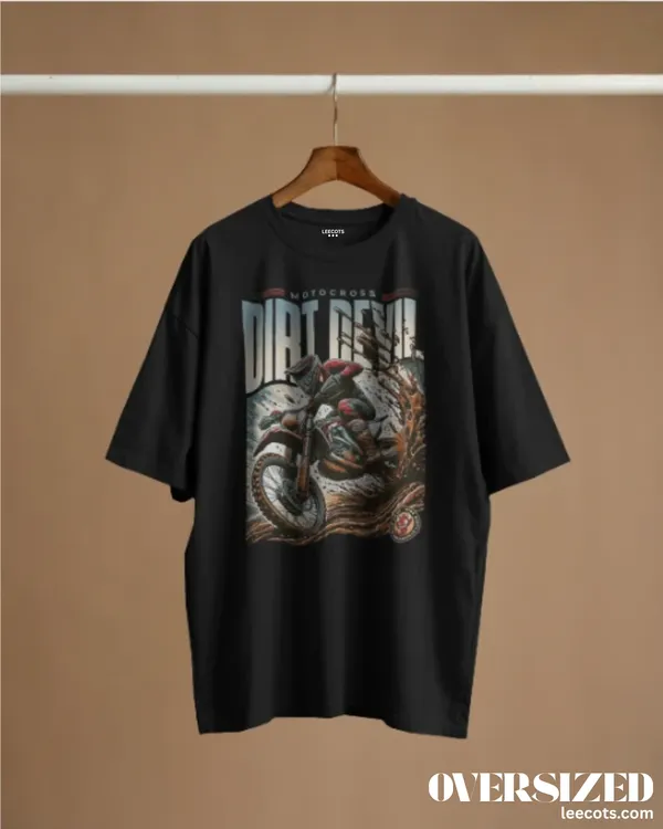 Black_Cotton_Oversized_Motocross_Print_T-Shirt_For_Men