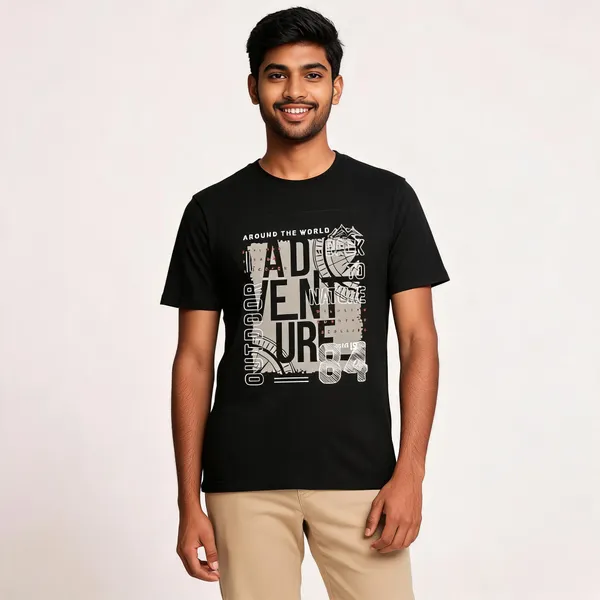 Black_Cotton_Graphic_Print_Adventure_T-Shirt_For_Men