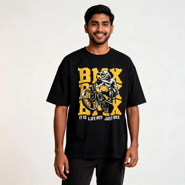 Black_Cotton_Oversized_Fit_Bmx_Print_T-Shirt_For_Men